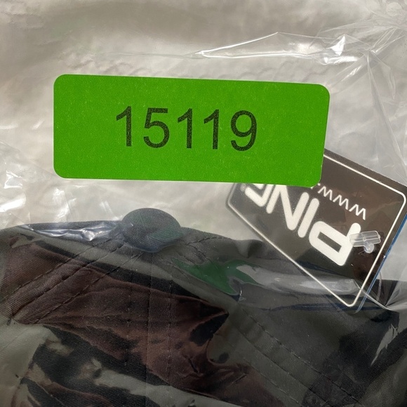 Ping NEW 110 Flexfit‎ Teck Black Golf Hat Moisture Wicking Cap Adjustable - Picture 12 of 12